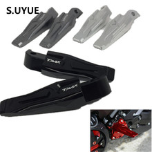 S. uyue-base de pé traseira de alumínio para motocicleta cnc, pedaleira para yamaha tmax 530 tmax 500 t-max 530 500 6 cores 2024 - compre barato
