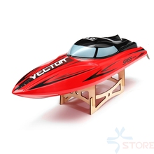 Barco de controle remoto volantex 792-5 vector sr65 65cm 55 km/h sem escovas de alta velocidade rc com sistema de refrigeração por água vermelho 2024 - compre barato