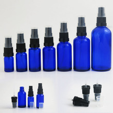 15pcs 10ml 20ml 30ml 50ml Refillable blue glass perfume spray bottle mist sprayer bottle skincare cosmetic parfum container 2024 - buy cheap