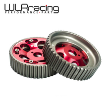 Wlr racing- (1 par) para toyota 1jz 2jz dohc, polia de alumínio ajustável, engrenagem vermelha, wlr6531r 2024 - compre barato