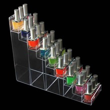 Organizador de maquillaje acrílico transparente, estante de muestra de billetera, estante para gafas de sol, BILLETERA, 3/4 niveles 2024 - compra barato