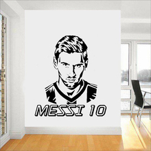 Famous Football Player Wall Sticker Vinyl Art Removable Poster Mural Boys  Bedroom Decoration Design Decals W296 2024 - buy cheap