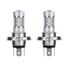 SEKINEW 2X 80W H4 9003 HB2 LED Fog Light Bulb 1500LM High Low Beam Headlight Well Interior Accessories Ornaments 2024 - buy cheap