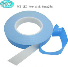 6mmx25mx0.2mm Chip PCB LED Heatsink Double Sided Thermal Conductive Adhesive Transfer Tape 2024 - buy cheap