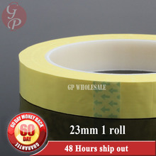 23mm width,  0.06mm thickness, Mylar tape For transformer tape Polyester insulating tape high-temp yellow 2024 - buy cheap