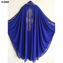 Vestidos africanos para mujer, ropa Africana Dashiki África con diamantes de imitación con capa Abaya Dubai, bata larga de noche, vestido musulmán 2019 2024 - compra barato