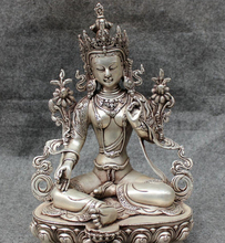 Статуя Будды S3937, защитная зеленая Будда, 12 дюймов, латунная, богиня тара, Joss D0318 2024 - купить недорого