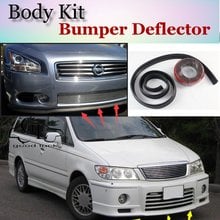 Bumper Lip Deflector Lips For Nissan Presage U30 U31 Front Spoiler Skirt For TopGear Fans to Car Tuning / Body Kit / Strip 2024 - buy cheap