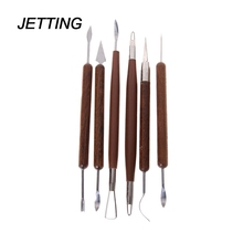 JETTING 6Pcs/Set Clay Pottery Tools Sculpture Plasticine Carving Tool Set Hand Tools set 2024 - buy cheap