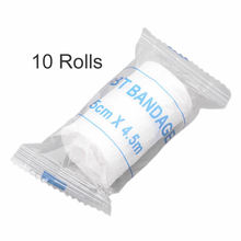 DUAI 10 Rolls Gauze Bandage Medical Grade Sterile First Aid Wound Dressing Stretched Personal Health Care Braces Supports 2024 - buy cheap