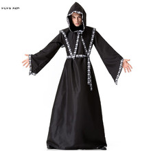 Men Vampire Sorcerer Wizard Cosplays Halloween Magician Master Costume Carnival Christmas Purim Nightclub Masquerade party dress 2024 - buy cheap