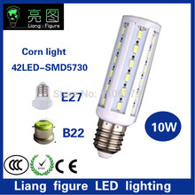 360 degree Super bright 42pcs SMD5630 10W LED Bulb E27 E14 B22 led Corn light AC220V  Warm White 1 Pieces Only 2024 - buy cheap