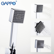 GAPPO-Cabezal de ducha de mano para baño, cabezal de ducha de ABS con boquilla de agua cromada, cabezal de ducha de lluvia 2024 - compra barato