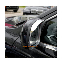 Car Rear Rearview Side Glass Mirror Frame Rain Shield Sun Visor Shade Eyebrow For Jeep Grand Cherokee 2014 2015 2016 2017 2018 2024 - buy cheap