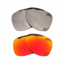 Silver Mirrored & Orange Red Mirrored Polarized Replacement Lenses for Crosshair 2012 Frame 100% UVA & UVB 2024 - buy cheap