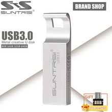 Suntrsi USB 3.0 pen drive 32Gb 16GB usb stick usb flash drive 64gb metal high speed usb pendrive memory stick Free shipping 2024 - buy cheap