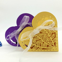 10 шт. изысканная коробка для конфет в форме сердца, украшение, драже, свадебные подарочные коробки, коробка для шоколада для гостей, товары для вечеринок 7Z 2024 - купить недорого