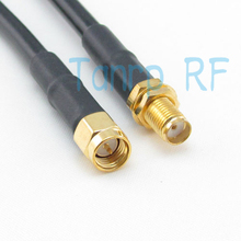 Freeshipping! Wholesale  3FEET  RG58 RF Pigtail jumper coaxial cable SMA female jack to SMA male plug LOW LOSS cable 100CM 2024 - buy cheap