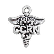 RAINXTAR Fashion Alloy CCRN Critical Care Registered Nurse Charms Medical Gift Charms 19*23mm 50pcs AAC1585 2024 - buy cheap