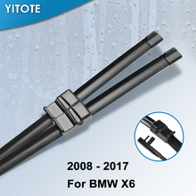 YITOTE Wiper Blades for BMW X6 E71 F16 Fit Side Pin / Push Button / Hook Arms 2008 2009 2010 2011 2012 2013 2014 2015 2016 2017 2024 - buy cheap