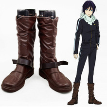 Anime Noragami Yato Cosplay Shoes Men Women Leather Boots 2024 - buy cheap