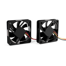 Ventilador de refrigeración para CPU, carcasa de ordenador, 60mm, 6cm, CC, 12V, 3 pines, color negro, 2 uds. 2024 - compra barato