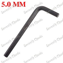 Electric bass iron core 5MM inner hexagonal wrench/guitar violin neck adjustment bass rebar inner hexagonal spanner 2024 - buy cheap