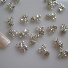MD-742 de 10 Uds. De diamantes de imitación de cristal de lujo, decoración de corazón, abalorios de Metal, decoración de uñas 2024 - compra barato