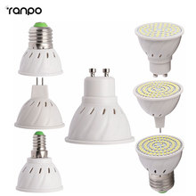 Nova chegada e27/e14/mr16/gu10 60smd 2835 lâmpada led 110v 220v holofote 9w lâmpadas led para casa lustre branco quente/frio 2024 - compre barato