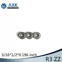 R3zz rolamento ABEC-5 ( 10 pces) 3/16 "x1/2" x 0.196 "polegadas miniatura r3 zz rolamentos de esferas r3z para modelos rc 2024 - compre barato