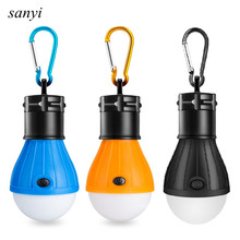 2019 Newest Mini Portable Lantern Tent Light LED Bulb Emergency Lamp Waterproof Hanging Hook Camping Light Use 3*AAA 2024 - buy cheap