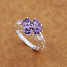 AR546 Fashion Jewelry Silver Color Gifts Popular Rings For Women Fantastic Purple Stone /awbajnia Bmtakeaa 2024 - buy cheap