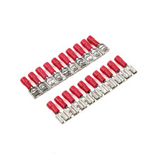 100PCS FDD1.25-250 Female spade terminals Insulated Electrical Crimp Terminal Connectors set for 0.5-1.5mm2 Cable Wire Connector 2024 - buy cheap