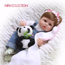 NPK 40CM soft Silicone Reborn bebe Baby Doll kids Playmate Lifelike toddler Baby Baby Dolls For Princess Children Kids Toy 2024 - buy cheap