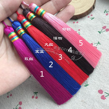 Fine DIY jewelry accessories Multi-color car ornaments dedicated tassels Smooth Polyester Filament roll Color tassels free deliv 2024 - buy cheap