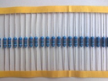 100 pces 180 ohm 1/4 w 180r metal filme resistor 180ohm 0.25 w 1% rohs 2024 - compre barato