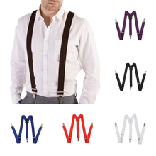 Adjustable Elasticated Adult Suspender Straps Unisex Women Men Y Shape Elastic Clip-on Suspenders 3 Clip Pants Braces Straps 2024 - buy cheap