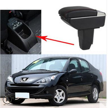 For PEUGEOT 206 207 armrest box central Store content box car-styling Storage Center Console products interior accessories 2024 - buy cheap