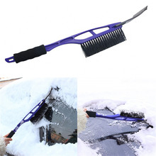 CARPRIE Car Scraper 2-in-1 Ice Scraper with Brush For Car Windshield Snow Remove Frost Broom Cleaner Hielo Raspador jy16 2024 - buy cheap