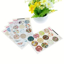 Hot Selling 60pcs/lot For Cake bake Sealing Sticker DIY Vintage Handmade Stickers Kraft Label Sticker 5 Sheets Hand Made Gift 2024 - buy cheap