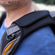 Mochila de neopreno SBR de doble capa, almohadillas de cinturón de hombro para mochila táctica, almohadilla suave para correa de hombro para coche, 1 unidad/lote 2024 - compra barato