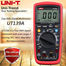 Multímetro Digital UNI-T UT139A, medidor de frecuencia Variable, CA, VFD, control de batería, NCV, apagado automático 2024 - compra barato