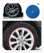 Tira de goma de 8M para decoración de coche, accesorio de protección de color con personalidad, con pegatinas de neumáticos para BMW X7 X1 M760Li 740Le iX3 i3s i3 635d 2024 - compra barato