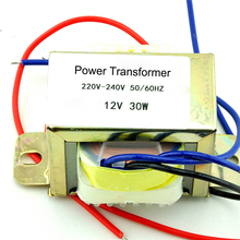 30w double AC 12v power supply transformer: input: 220v/50hz output: double AC +-12v power amplifier 2024 - buy cheap