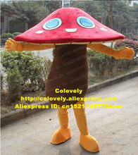 Traje de mascota Agaric, Penester De Seta roja con gran sombrero cónico, cilindro marrón, cuerpo naranja, piernas, n. ° 7057 2024 - compra barato