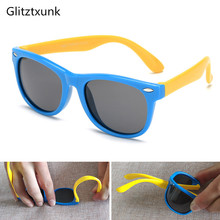 Glitztxunk 2018 New Fashion Brand Children Sunglasses polarized Boys Girls Kids Sunglasses  Baby  Eyewear UV400 Goggle 2024 - buy cheap