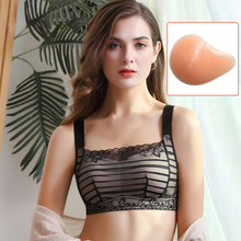 Artificial Silicone Breast Form Fake Boobs Mastectomy Bra Breast Prosthesis Fake Breast Pocket Bra Black D40 2024 - buy cheap