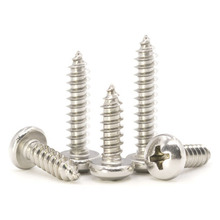 100pcs M1x3/4/5mm Length 304 stainless steel Round head Phillips screw Self-tapping screws Pan heads cross bolt 2024 - buy cheap