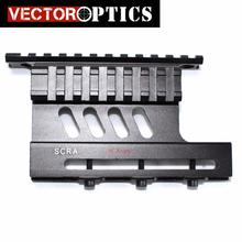 Tactical AK Double Picatinny Rail Side Mount System Screw Style for 47 / 74 Fit Saiga Tactical Scopes on Top of Bore Centerline 2024 - buy cheap