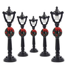 LYC04 5pcs Model Railway Christmas Lamp Post Street Lights O Scale 3V NEW Decoration 2024 - buy cheap